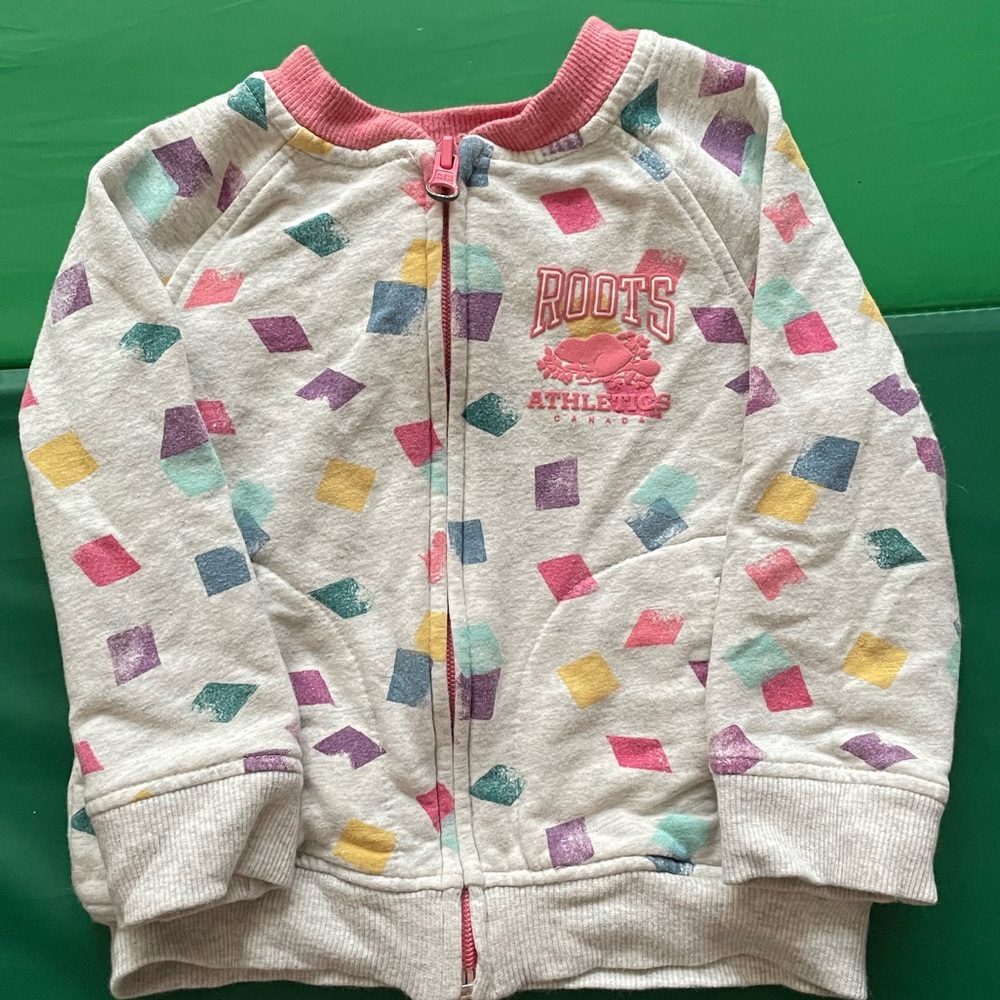 EUC Roots zip up sweatshirt